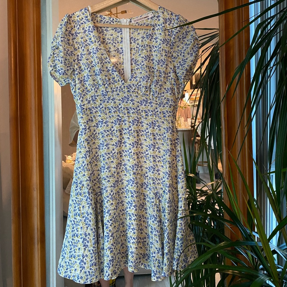Morning Mist Floral Dress